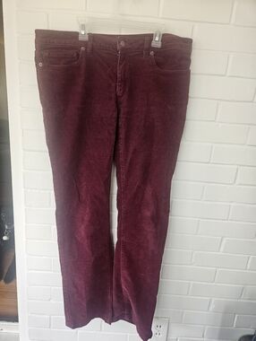 Patagonia Corduroy Straight-Leg Pants in Deep Burgundy